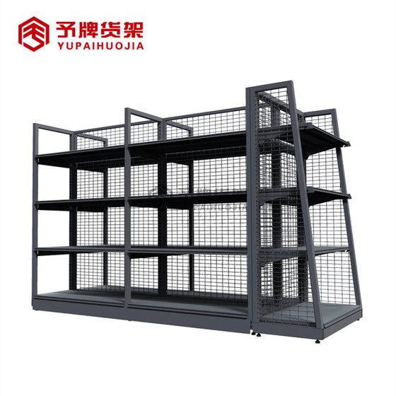 Wire mesh hanging board supermarket rack