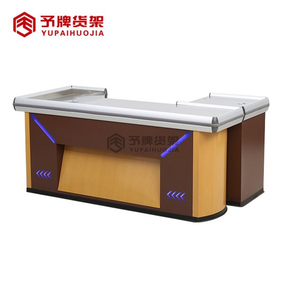 Supermarket Checkout Counter With LED Light