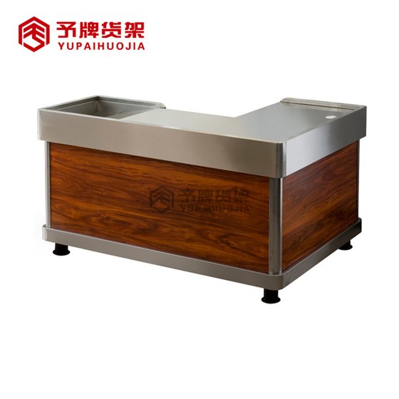 Supermarket Cash Counter with Cash Box Hole