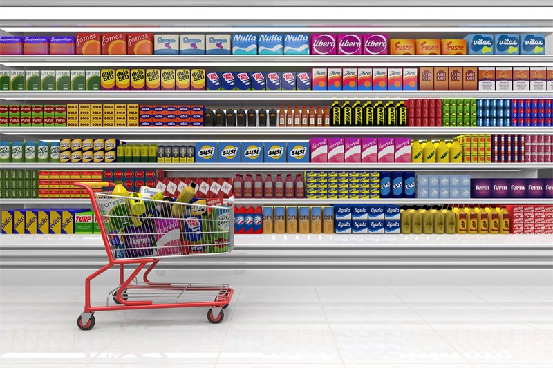 Supermarket Shelves