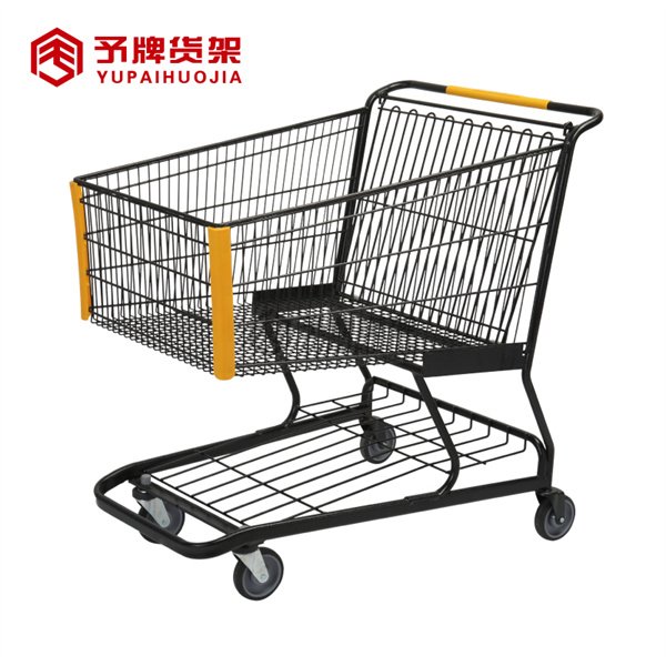 American Style Supermarket Shopping Trolley Hand Cart view 3
