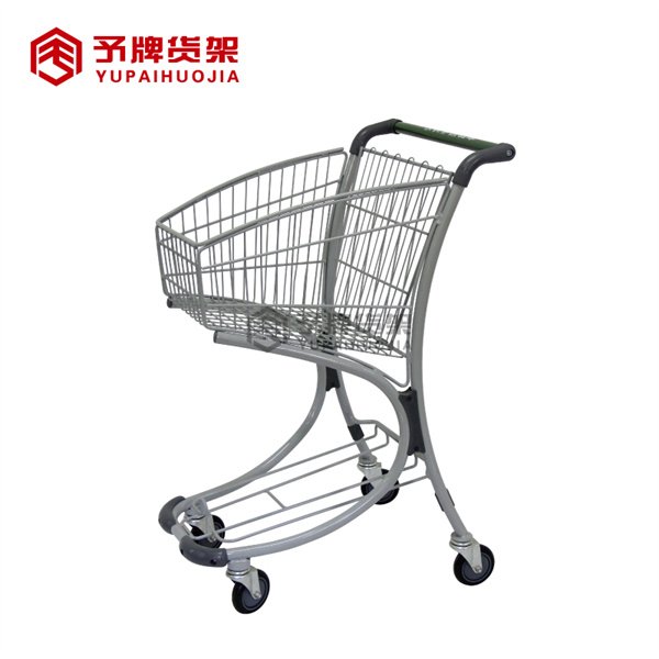 Shopping cart with shopping basket view 2