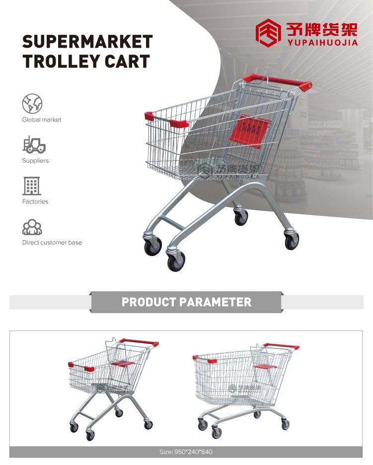 Europe Series Cart Detail 1 - Supermarket Shelf & Rack Manufacturer