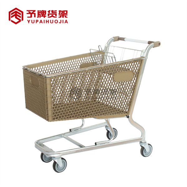 Supermarket Shopping Trolley Plastic Shopping Cart view 3
