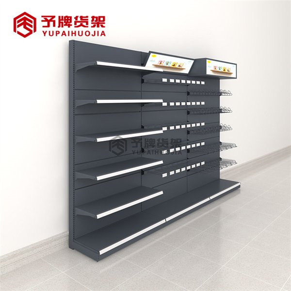 Standard Single & Double Sided Supermarket Shelf view 2