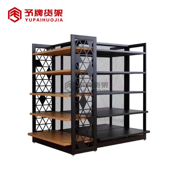 Wire mesh hanging board supermarket rack view 3