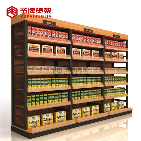 supermarket wooden shelf for sale view 2