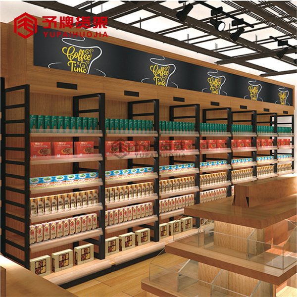 supermarket wooden shelf for sale view 3