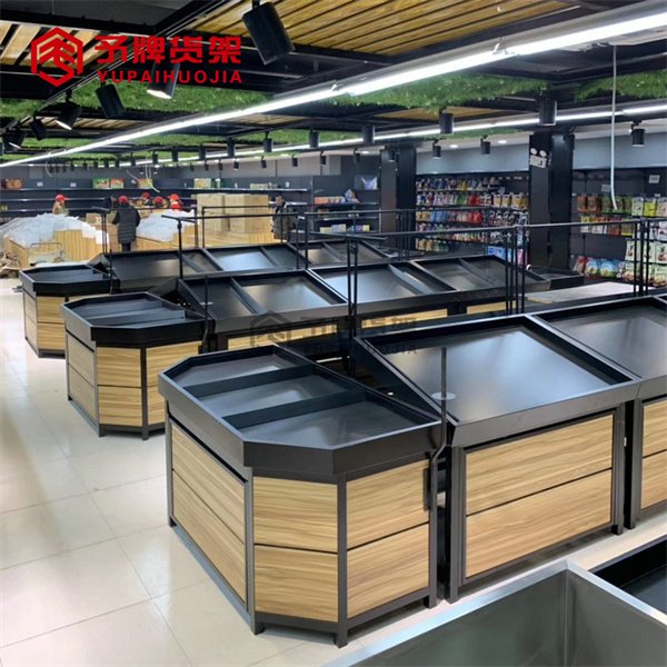 Supermarket equipment shelf fruit stand vegetable display Gondola rack for fruit shop shelf view 2