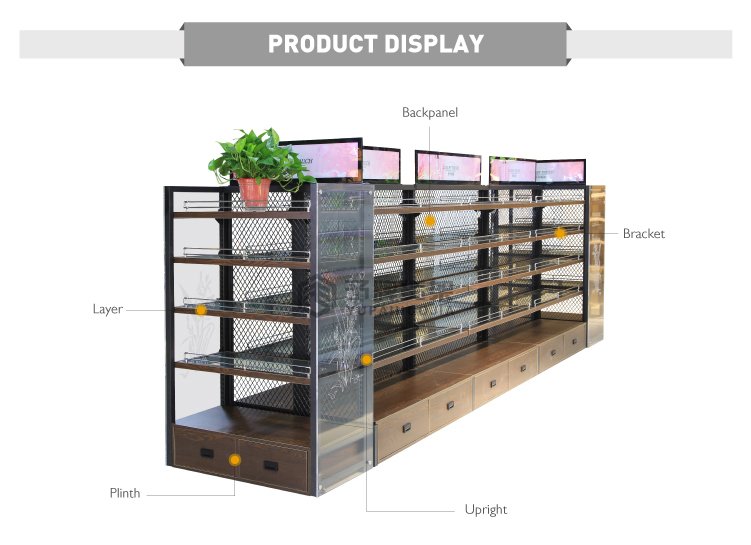 YPHJ SH01 Detail 2 - Supermarket Shelf & Rack Manufacturer