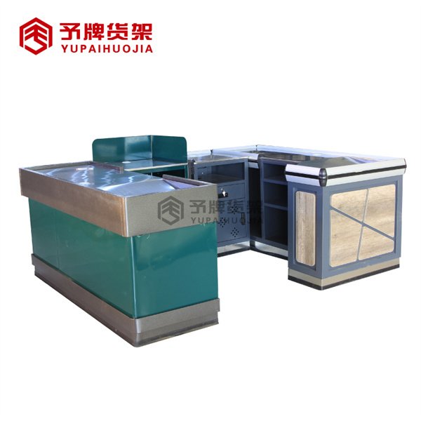 Table Desk Supermarket Checkout Counter For Sale view 2