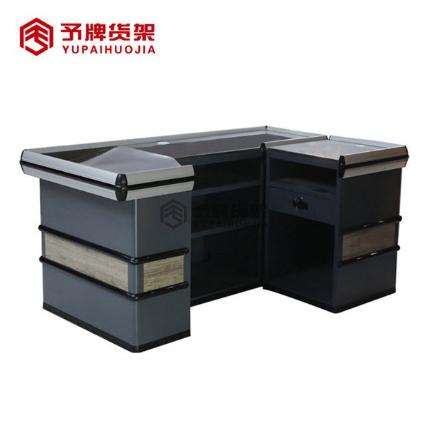 China Supermarket retail checkout counter manufacturer view 2
