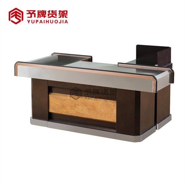 Supermarket Cash Counter with Cash Box Hole view 2