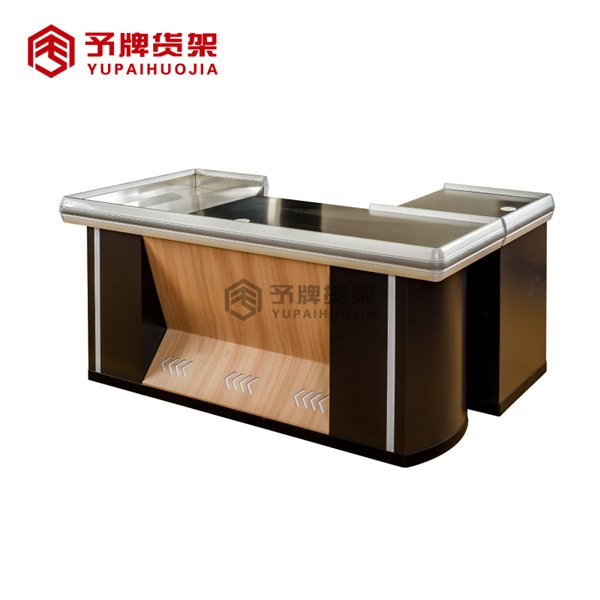 Supermarket Cashier Counter with Platform manufacturer & supplier view 5